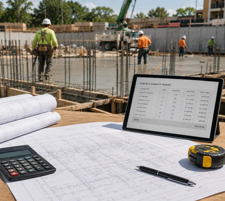 Concrete Estimating Services