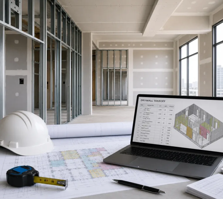 Drywall Takeoff Services