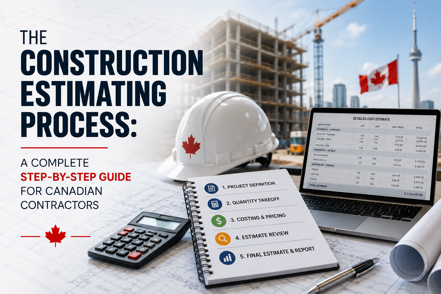 The Construction Estimating Process: A Complete Step-by-Step Guide for Canadian Contractors